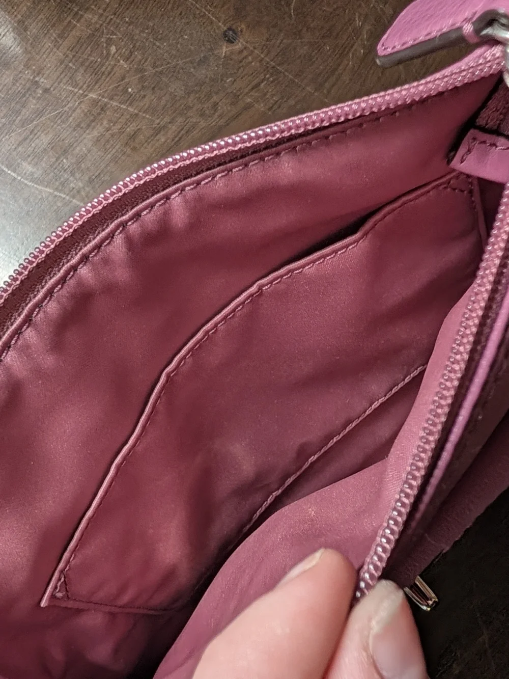 Coach Park Leather Turnlock Swingpack Crossbody Bag Purple